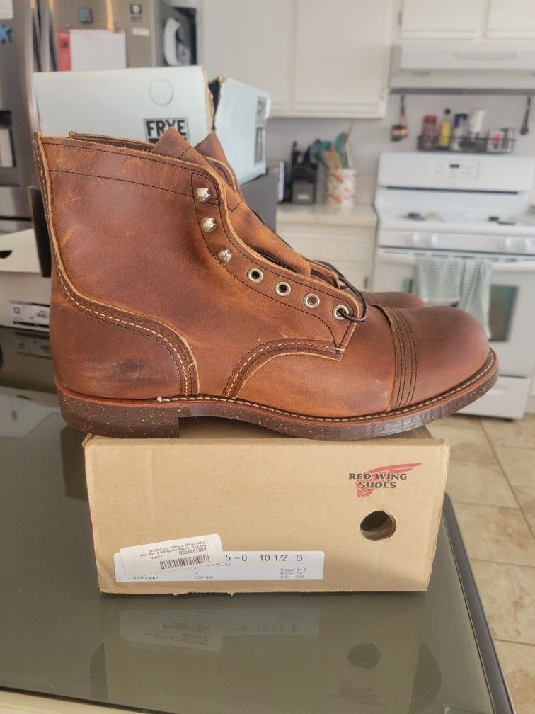 Iron Ranger® Men's 6-Inch Boot in Copper Harness Leather Size 10.5

