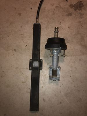 Photo Boat steering rack and linkage