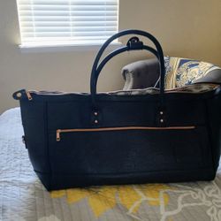 XL  Leather Duffer Bag/Weekender NEW!