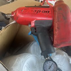 Snap-On 3/8" Drive Red Super Duty Air Impact Wrench MG325