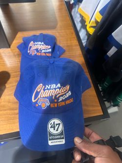 47 New York Knicks Adjustable Hat Blue NBA Finals
