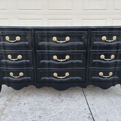 Black French Provincial Dresser