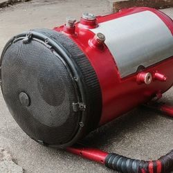 Bass Cannon 8" Woofer 100 Watts RMS Made With Air Compressor Tank Heavy Duty 50$ Woofer Is A Klipsch 