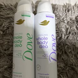 Dove Whole Body Deodorant $7.00 For Both Or $4.00each