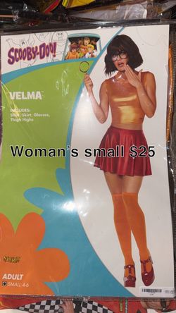 Scooby-Doo Velma Halloween Costume Women's Small