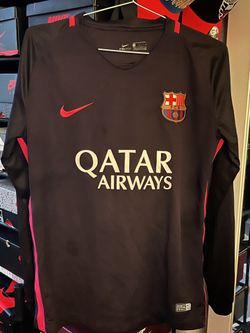 Fc Barcelona Long Sleeve Jersey Sz Small
