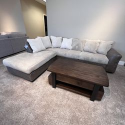 2 Piece Sectional with Chaise