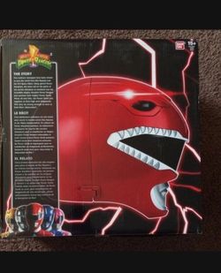 New RARE 2016 Toys R Us Exclusive Mighty Morphin Power Rangers MMPR Legacy Red Ranger Helmet $350 Price is FIRM