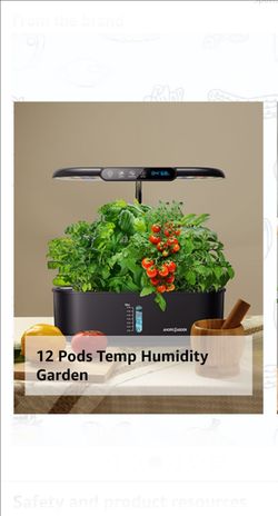 Ahopegarden Hydroponics Growing 12 Pods LCD Control