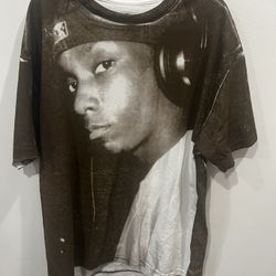 BIG-L Hip Hop Rapper  Double Sided  T Shirt Size Xl Great Shape 