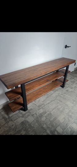 Pottery Barn tv stand, media console, shelf, bench