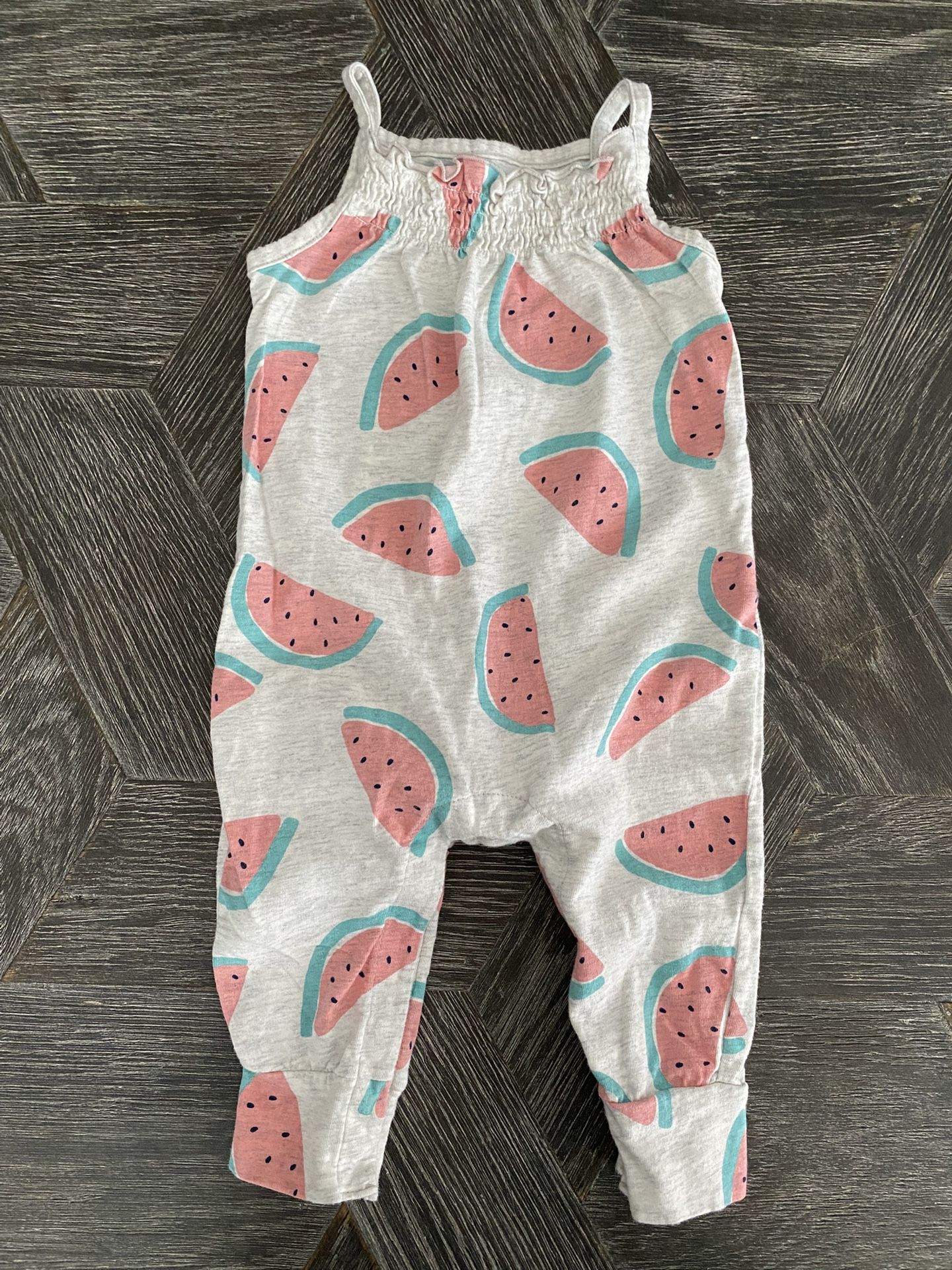 Baby girls watermelon romper (6 months)