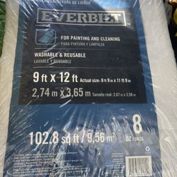 Brand New Canvas drop cloth  9x12 