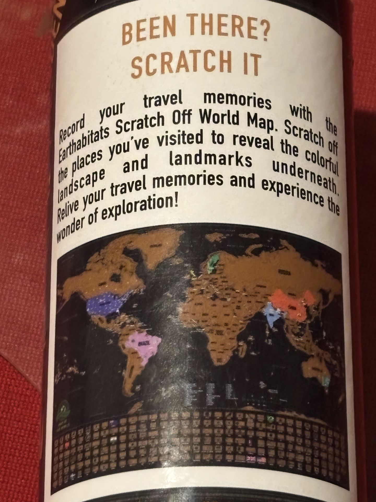 World Scratch Map