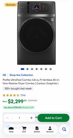 GE washer/dryer in one.