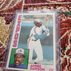 Andre Dawson 1984 Topps 1985 Topps Baseball Cards 