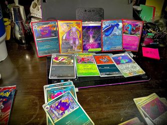 🔥 POKÉMON TCG: TEAM ROCKET'S MEWTWO EX (240/182 GOLD HYPER RARE) + FULL ART & HOLO LOT 🔥
