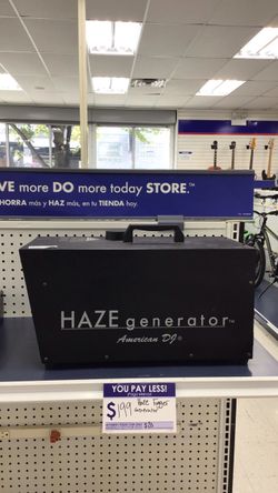 Haze fogger generator