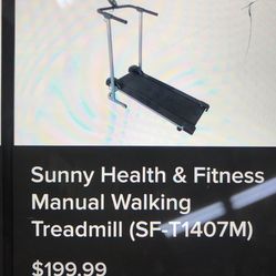 Manual Walking Treadmill