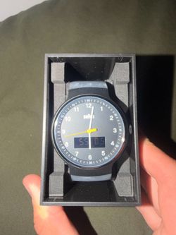 Vintage Braun AW 70 Ana-Digi Quartz Watch – Black Dial with Original Case