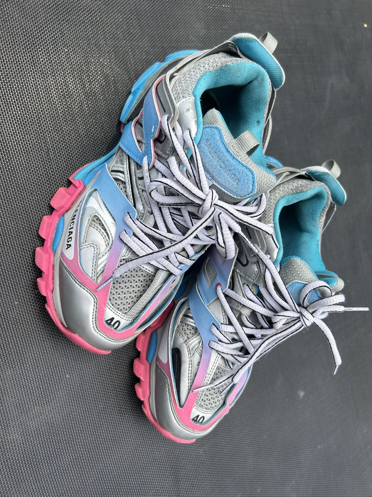 pink and white motorcycle