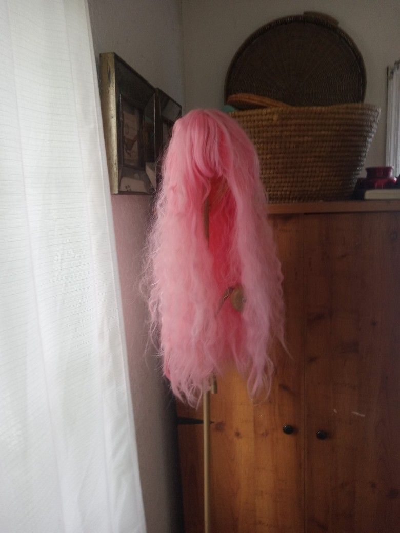 Pink Beautiful Wig
