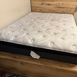 Queen Bed and Dresser Set + Mattress 