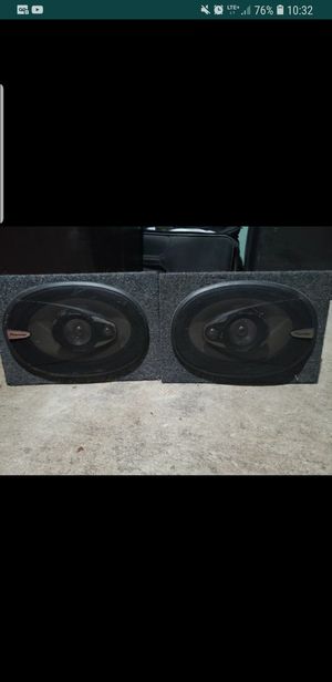 Photo Pair speaker pioneer 6x9 in box 180 watts max