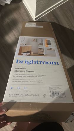Tall bath storage tower
