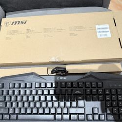 Is An MSI Gaming Keyboard I Don’t Know The Model Color Is Black And Size Is 100% Size 