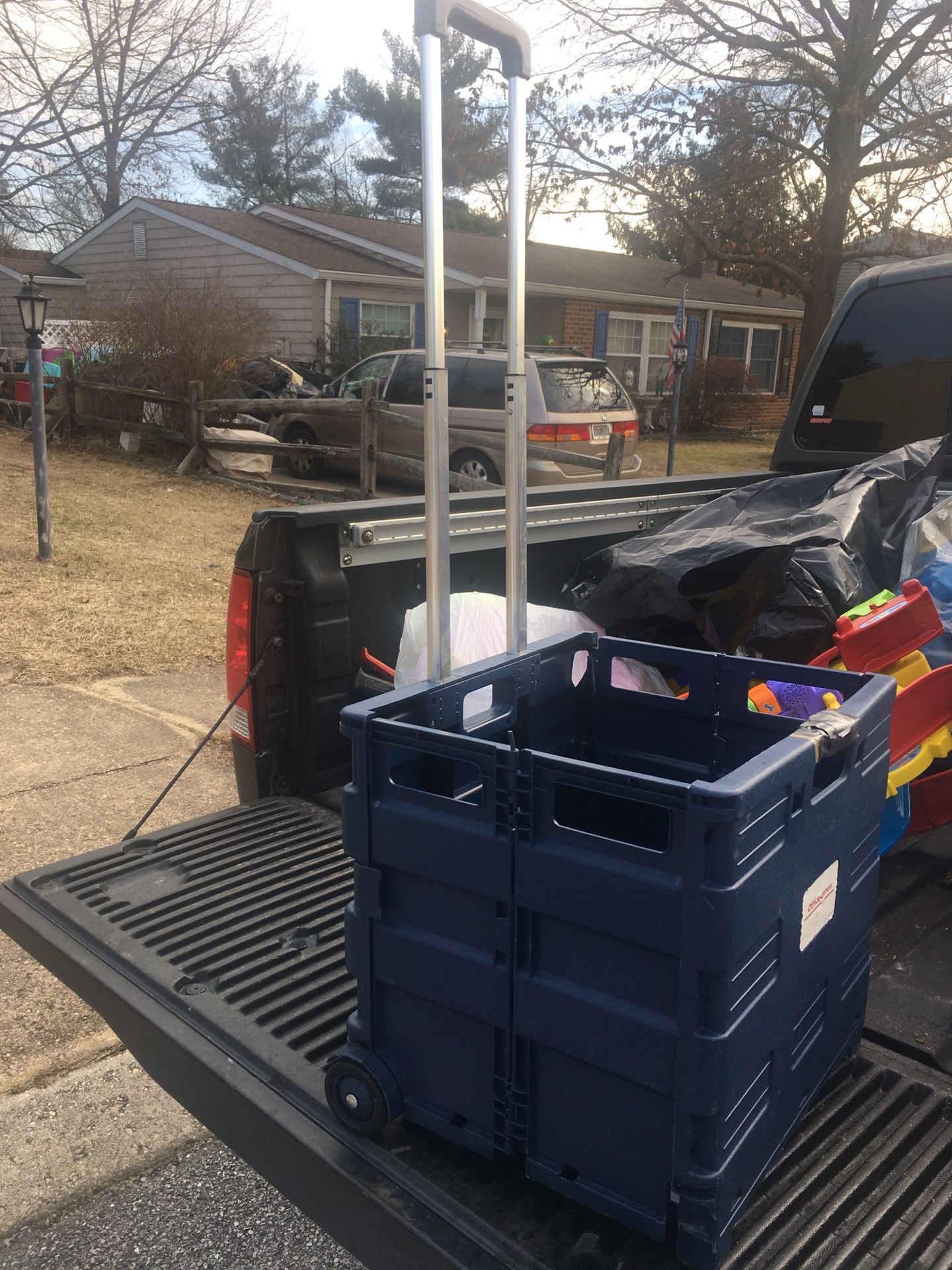 Collapsible Rolling Crate Only $20 Farm