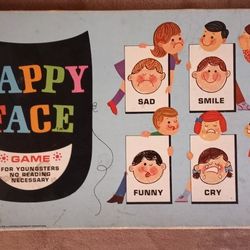 VINTAGE 1968 HAPPY FACE board game MB Milton Bradley $10 FIRM