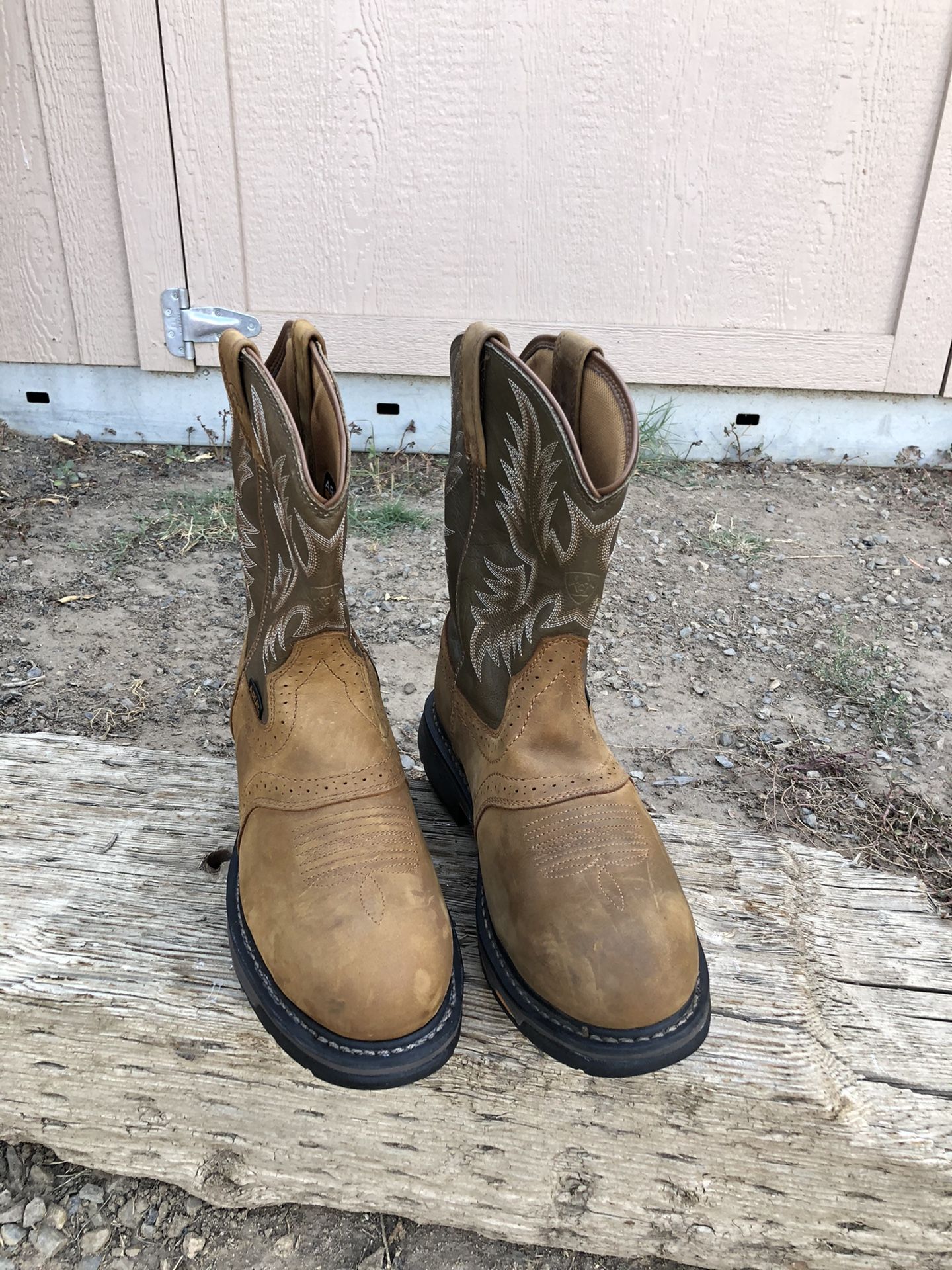 Ariat Composite Toe Work Boots Size 9.5 D