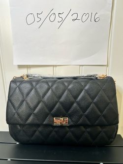 **Brand New** Jessica Moore Vegan Vogue Quilted Shoulder Bag - Black - $20