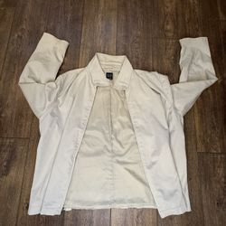 Cream GAP vintage bomber jacket