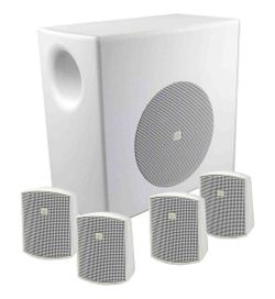 JBL C50PACK-WH Surface Mount Sub & Mini-Satellite Speaker - White & 50-Pack