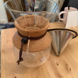 Glass coffee maker 