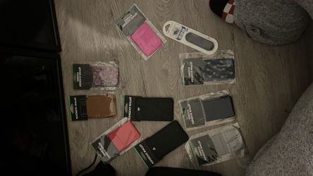 Assorted Phone Wallets And Kickstands