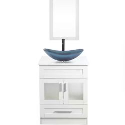Bathroom Cabinet With Mirror And Sink
