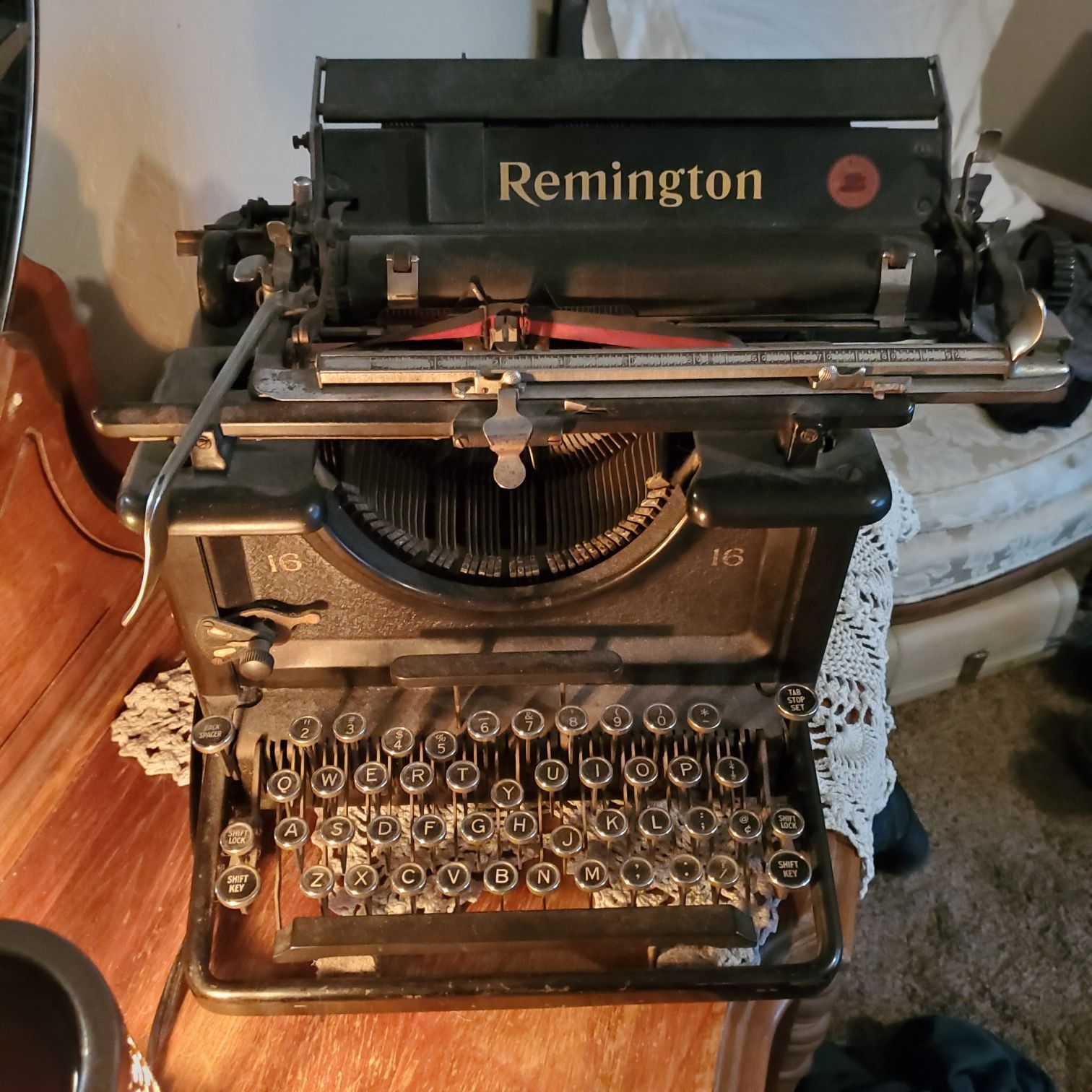 Antique Remington typewriter