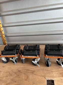 Snow Plow Blade storage dolly caster for plow blade