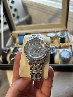 Bulova Octava Women's Quartz Silver-Tone Crystal Accent