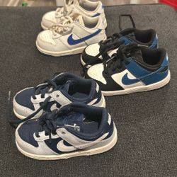 3Pair Kids/babies nike All size7.5