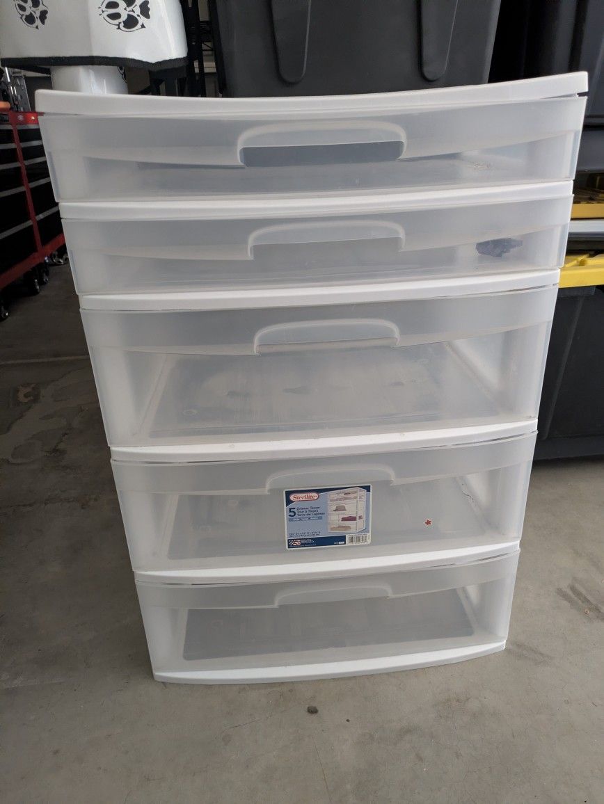 Sterilite 5 Drawer Tower