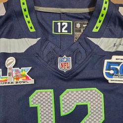 Seattle Seahawks Fan #12 Super Bowl Stitched Jersey