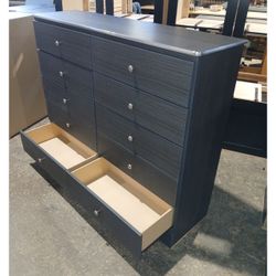 10 drawers dresser with rails / Ten drawers dresser with rails