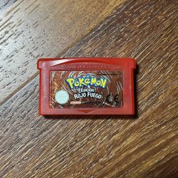 Pokemon Fire Red Version ESP (EDICION Rojo Fuego) Game Boy Advance, Genuine