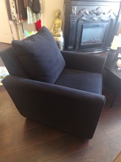 BlackUpholstered Accent Chair