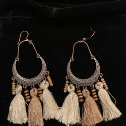 Tribal Tassel Earrings 