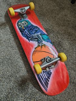 Welcome Hooter Shooter On Bunyip Skateboard Deck